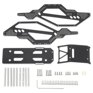 PowerHobby Aluminum Rock Racer Conversion Chassis Kit Axial SCX24 - Black