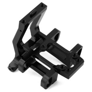 MST RMX Lightweight Aluminum Integrated Front Bulkhead Mount - Black MXS-210645-1BK