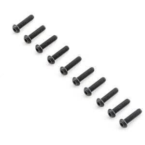 Losi Racing Button Head Screws M2.5x10mm 10 Gas Car/Truck Replacement Parts