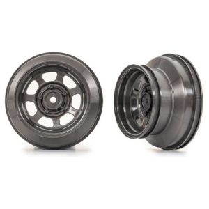 Traxxas Slash Modified Wheels Dirt Oval Graphite Gray Dual Profile 2.2 TRA10471