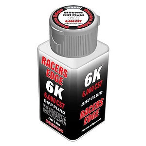 Racers Edge Pure Silicone Diff Fluid - 6 000cSt 70ml 2.36oz