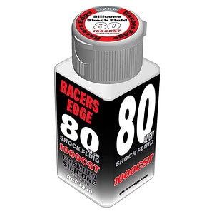 Racers Edge Pure Silicone Shock Oil - 80 Weight 1000cSt 70ml 2.36oz