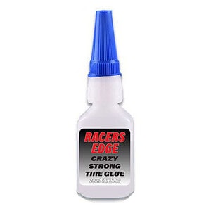Racers Edge Crazy Strong Tire Glue 20g w/Pin Cap and Tips RCE5150