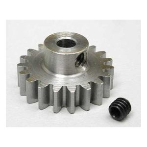 High-quality RC car gear with mounting screw, durable metal construction for racing and off-road use.