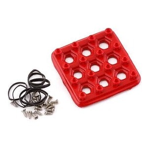 Sideways RC Scale Drift Bumper Retainers - Red BUMPERRETAINERS-RD