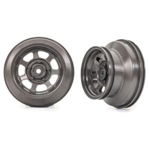 Traxxas Slash Modified Wheels Dirt Oval Graphite Gray Dual Profile 2.2 TRA10472