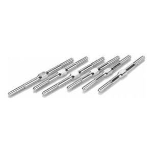 Losi Front/Rear Steering Turnbuckle Set (6): 10-T LOSB4003