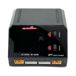 UP7 AC 200W & DC 400W Dual Port Multi Battery Charger