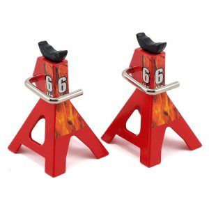 Yeah Racing Height Adjustable 6 Ton Jack 2-Pack - Red