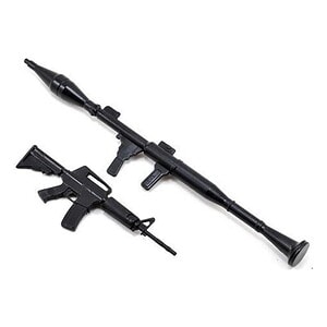 Yeah Racing 1/10 Crawler Scale Accessory - Rifle & RPG