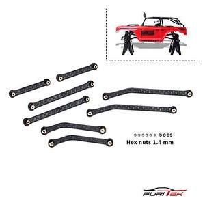 Furitek Carbon High Clearance Links Set for SCX24 Deadbolt