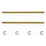 Tamiya M-05 Version II 3x58mm Titanium Coated Sus Shaft 2pcs TAM54615