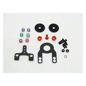 PN RACING Mini-z MR02/03 Multi Length Graphite Disk Damper Set MR2061S - Silver