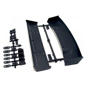 HPI Racing 1/10 Molded Wing Set Black 2pcs Discount Tire/E10 Ford Mustang HPI85197