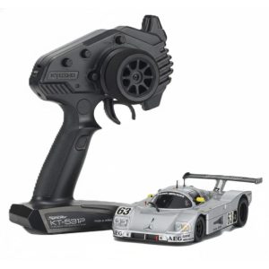 1/28 Kyosho MR-03 RWD Mini-Z ReadySet w/Sauber Mercedes Group C Rennsportwagen C9 Silver
