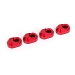 Traxxas T6 Aluminum Suspension Pin Retainer 4-Pack - Red TRA7743-RED