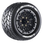 Louise RC MFT MT-Rocket Soft Tires with Removable Hex (Fits Traxxas Maxx 1:10 Monster Truck)