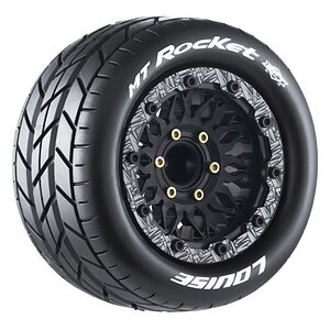 High-performance RC car wheel with durable rubber and precision tread for off-road and on-road racing.