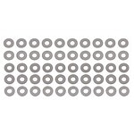 Yeah Racing 3x7mm Stainless Steel Spacer Shim Set 50-Pack YA-0601