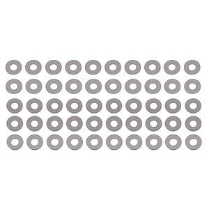 Yeah Racing 3x7mm Stainless Steel Spacer Shim Set 50-Pack YA-0601