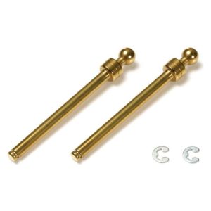 Tamiya M Chassis Front Titanium Coated Suspension Ball Shaft 2 pcs TAM54583