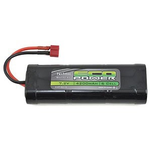 EcoPower EcoPower 6-Cell NiMh Stick Pack Battery w/T-Style Connector (7.2V/4200mAh)