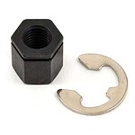 High-quality nut and lock washer essential for RC car upgrades.