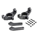 Losi Front Spindle Set Black Aluminum: MTXL LOS254032