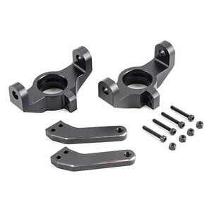 Losi Front Spindle Set Black Aluminum: MTXL LOS254032