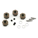 Losi 17mm Hex Adapter Set (4): LST2 LST 3XL LOSB3516