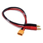 MTR XT60 to Banana Plug 12inch Charge Lead