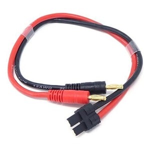 MTR Traxxas TRX to Banana Plug 12inch Charge Lead