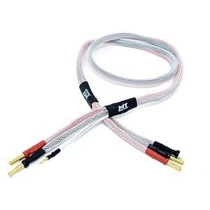 MTR 2S Pro Charge Cable 4mm to 4/5mm Bullet 1 Meter - White