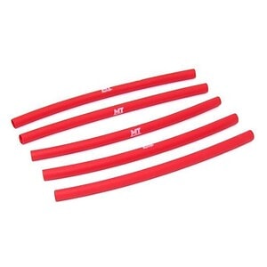 MTR 14awg Heat Shrink 5pcs 4inch - Red