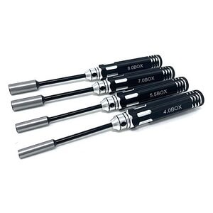 MT Racing 4 Piece HSS Steel Metric Nut Driver Set MTR1522BK