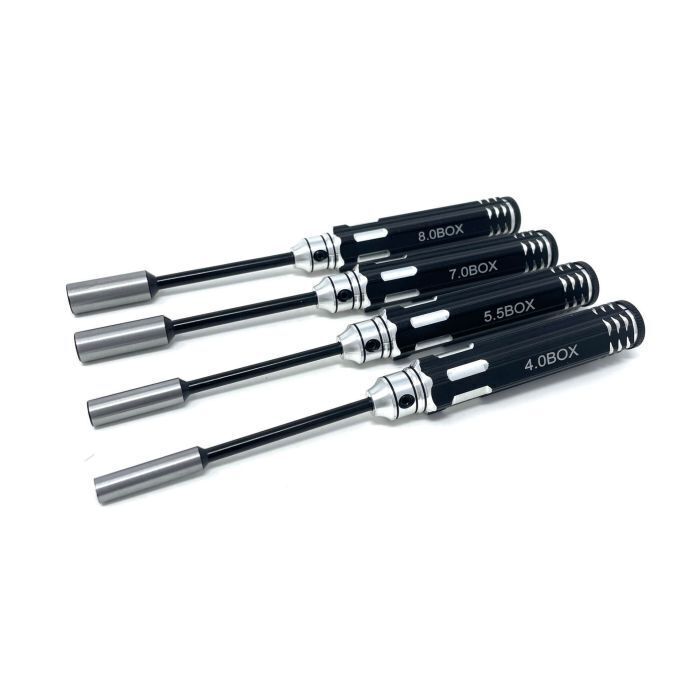 MT Racing 4 Piece HSS Steel Metric Nut Driver Set MTR1522BK