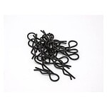 MT Racing Medium Black Body Clips 20-Pack MTR16100BK