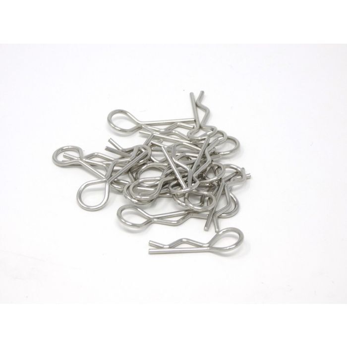 MT Racing Medium Silver Body Clips 20-Pack MTR16100SL - mtr16100sl_21 MT Racing Medium Silver Body Clips 20-Pack MTR16100SL