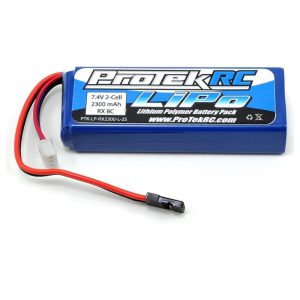 ProTek RC LiPo Receiver Battery Pack (Mugen/AE/8ight-X) (7.4V/2300mAh) (w/Balance Plug)
