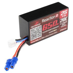 Reaction 7.4V 650mAh 20C Hardcase LiPo Battery EC2