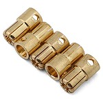 Samix 6.5mm High Current Bullet Plug Connectors (5 Male)