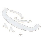 Sideways RC Polycarbonate Front Scale RB Splitter (Clear) RBSPLITTER