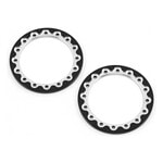 SSD RC 2.2/3.0 Drag Rear Wheel Front Rings - Black (2)
