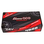 Gens ace 4600mAh 7.4V 60C 2S2P HardCase LiPo Battery Shorty