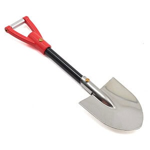 Yeah Racing 1/10 Rock Crawler Accessory Aluminium Shovel w/ Red Handle