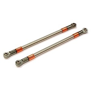 Integy Machined 130mm Suspension Link for Axial SCX-10 C25820ORANGE