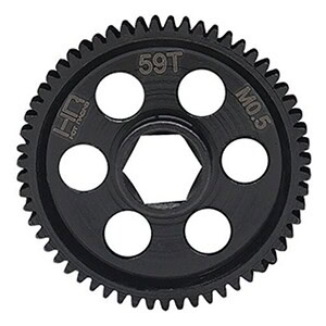 Precision RC car gear wheel with a hexagonal central hole, ideal for hobbyists.