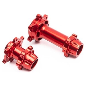 Losi Aluminum Hub Set Machined Red: PM-MX LOS362000