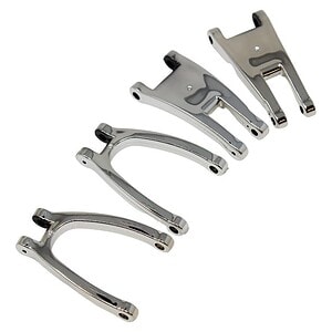 Redcat M/6/5 Front Upper/Lower Arms RED14524 - Chrome