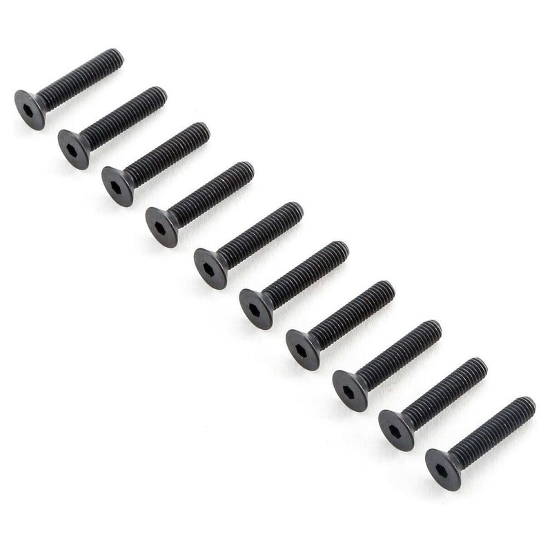 Losi Flat Head Screws M5x25mm (10) TLR255029